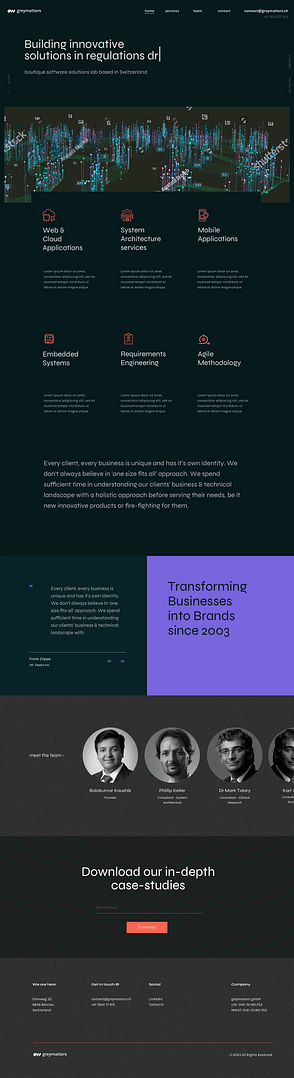 greymatters - Website