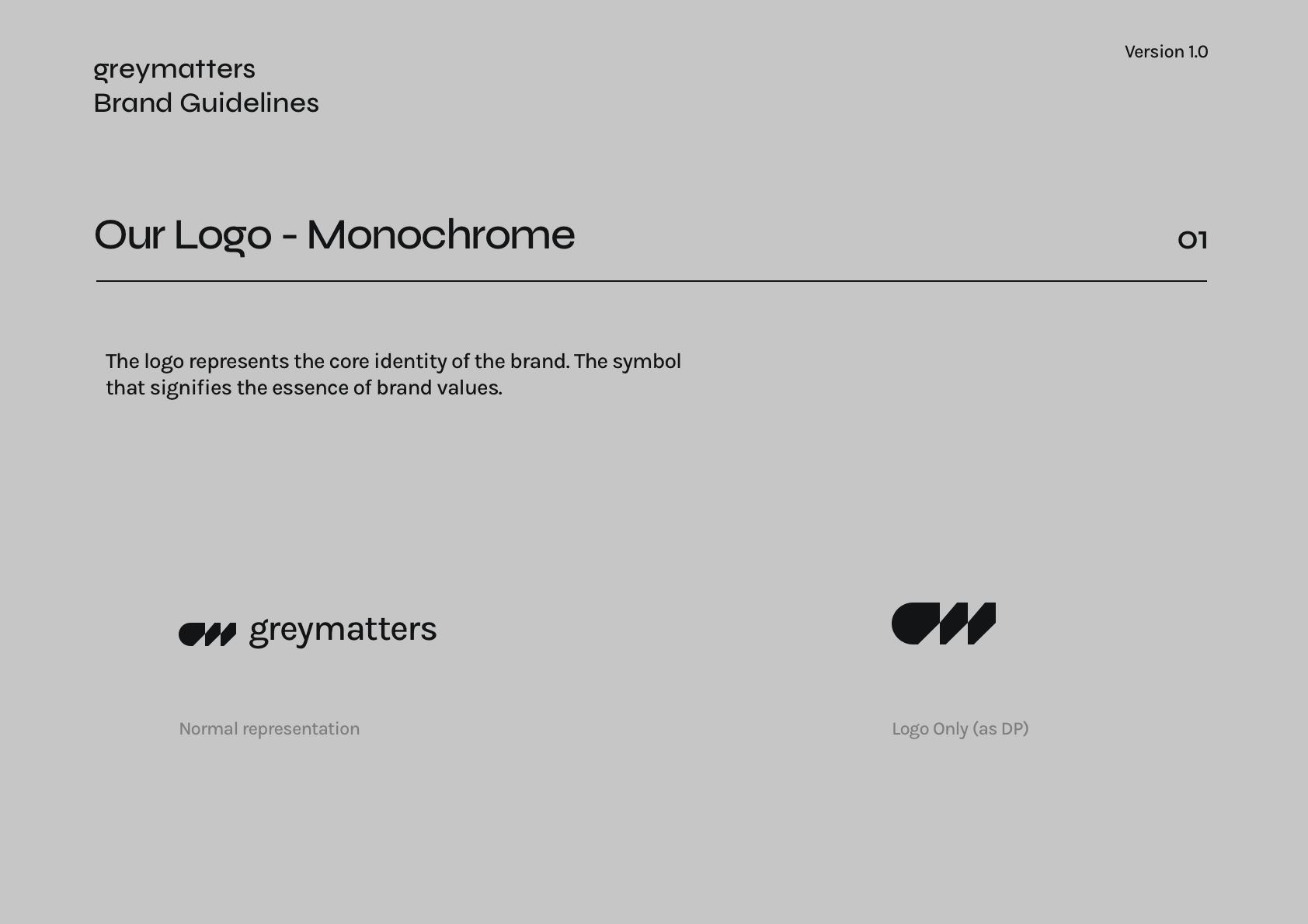 greymatters Logo - Monochrome